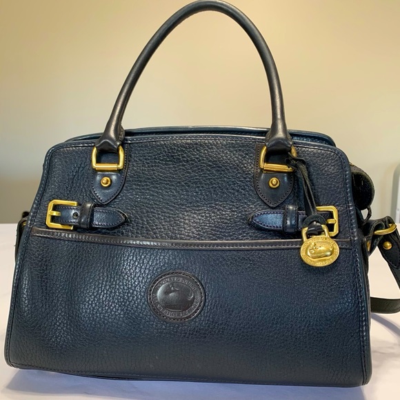 Dooney&Bourke•Vintage•Navy Blue•Leather - Picture 6 of 12